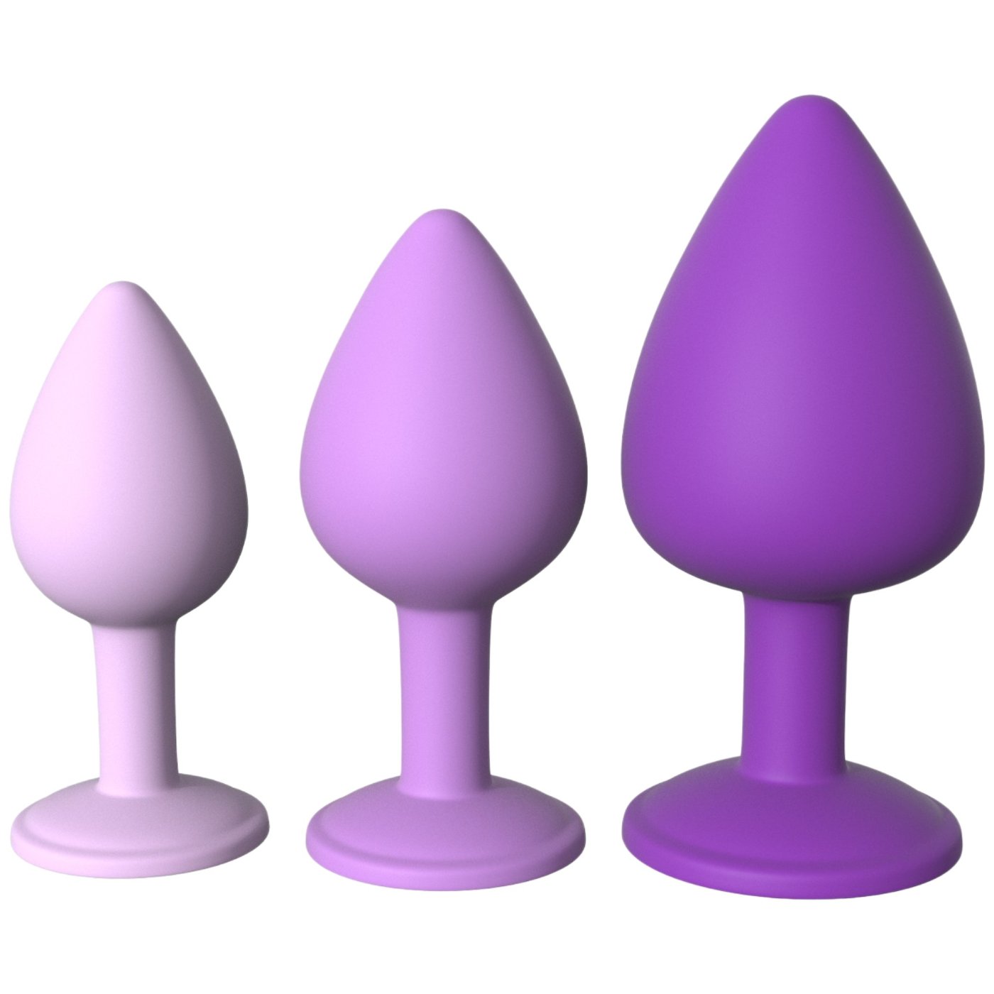 Fantasy for Her Little Gems 3-Piece Silicone Butt Plug Trainer Set