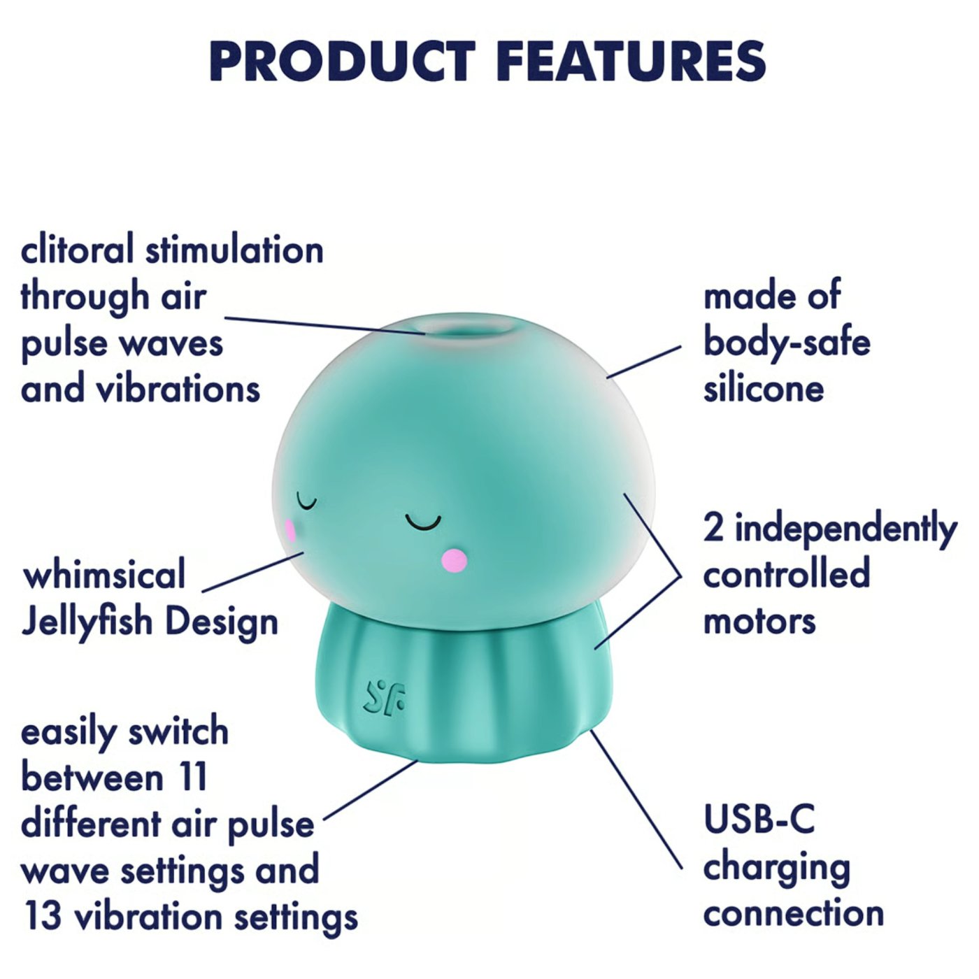 Satisfyer Jelly-cious Air Pulse Clitoral Suction Vibrator