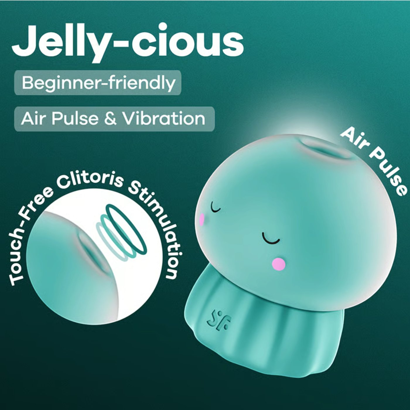 Satisfyer Jelly-cious Air Pulse Clitoral Suction Vibrator