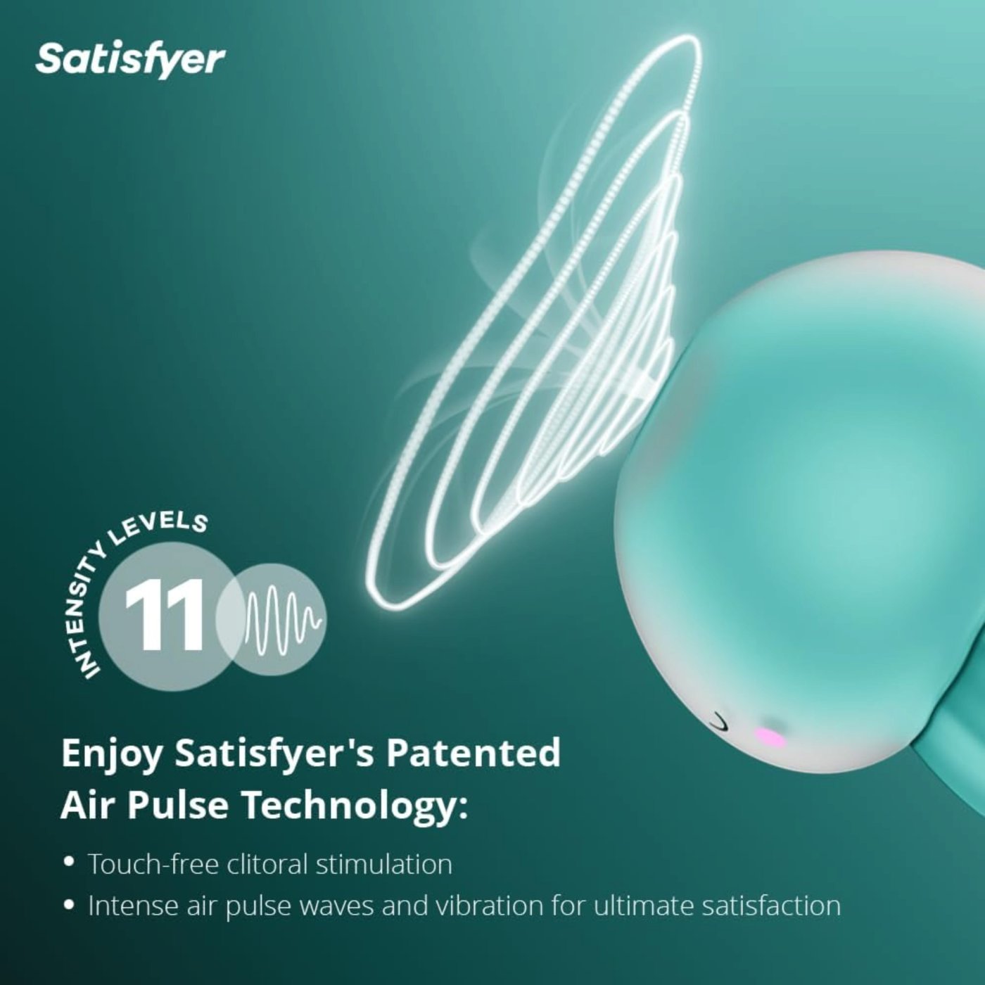 Satisfyer Jelly-cious Air Pulse Clitoral Suction Vibrator