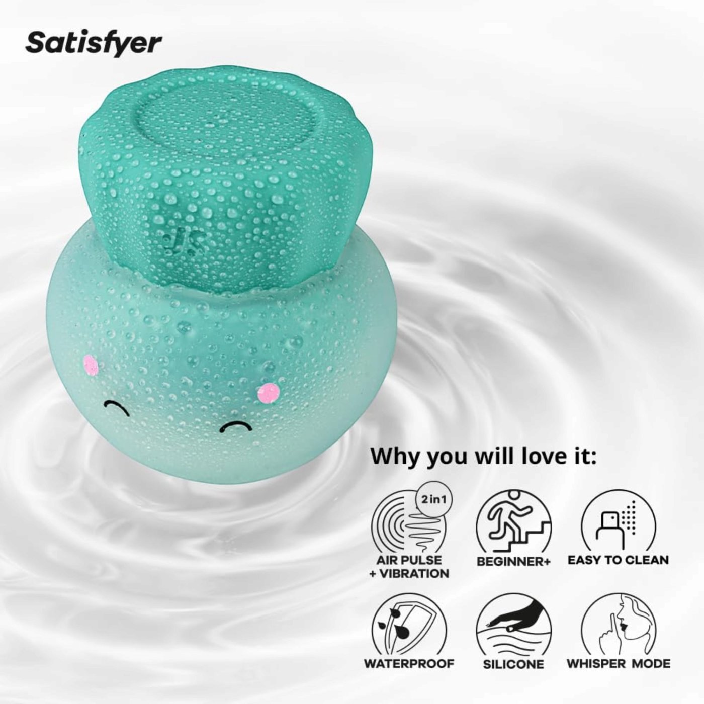 Satisfyer Jelly-cious Air Pulse Clitoral Suction Vibrator