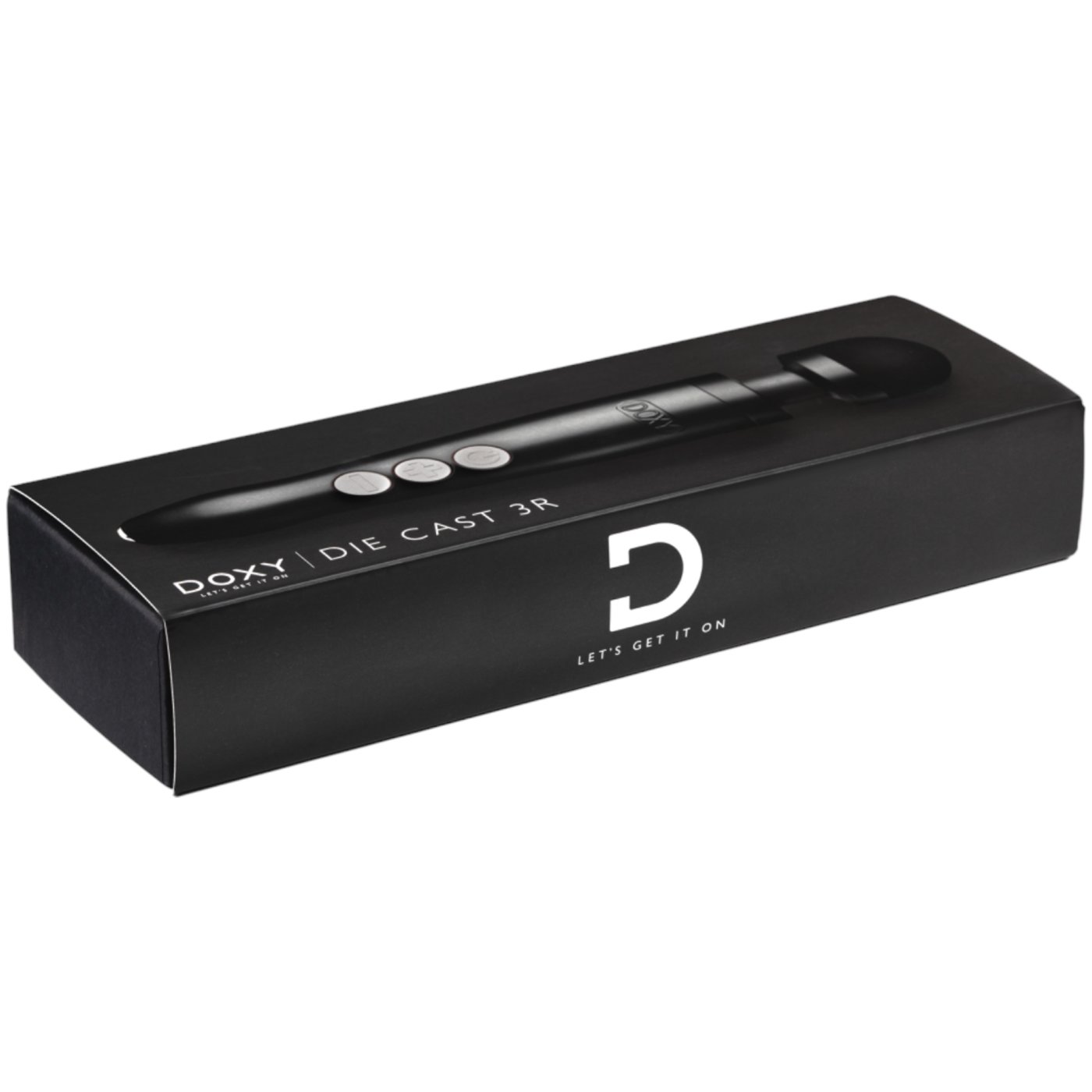 Doxy Die Cast 3R Rechargeable Wand Massager Matte Black
