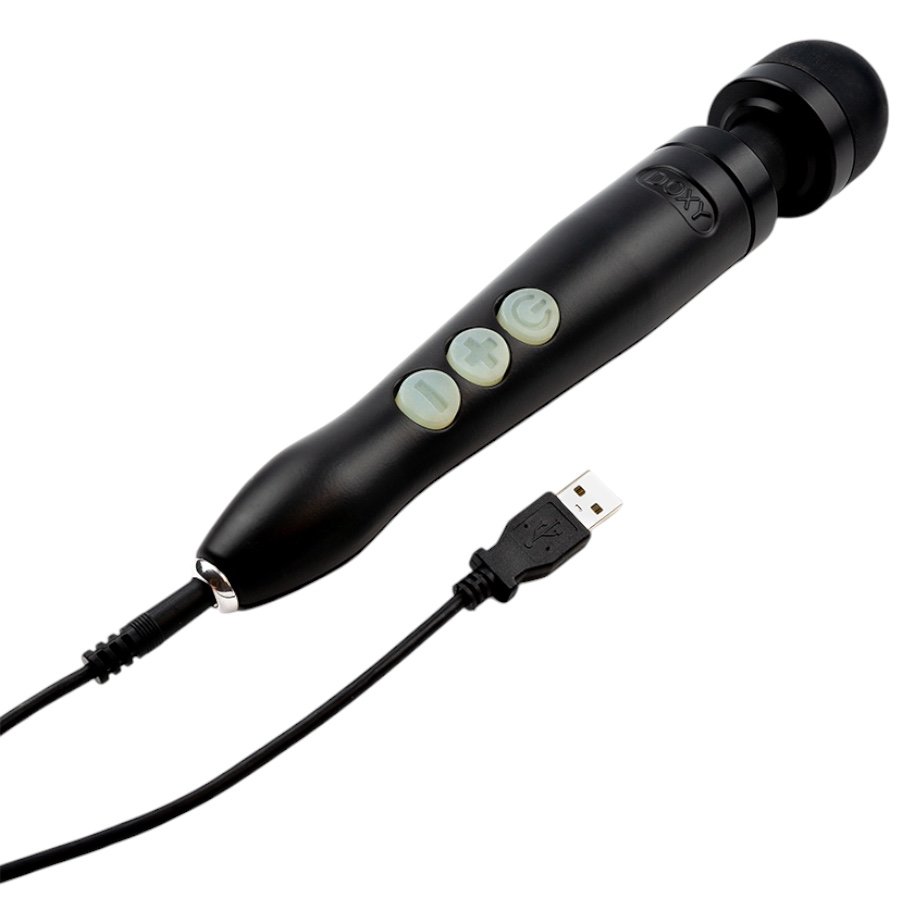 Doxy Die Cast 3R Rechargeable Wand Massager Matte Black