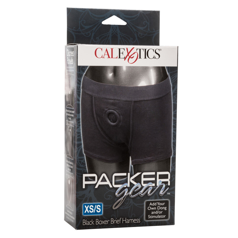 CalExotics Packer Gear Boxer Harness Black XS/S