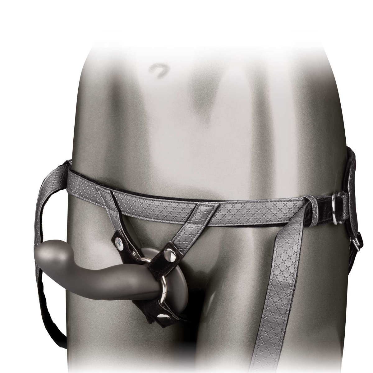 CalExotics The Royal Sensual Set Crotchless Strap-On Harness With Probe