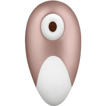 Satisfyer Pro Deluxe Next Generation Clitoral Air Pulse Stimulator White Gold