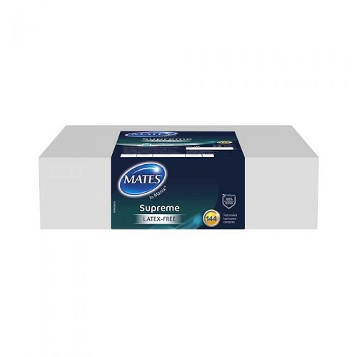 Mates Supreme Non-Latex Condom 144 Bulk Pack