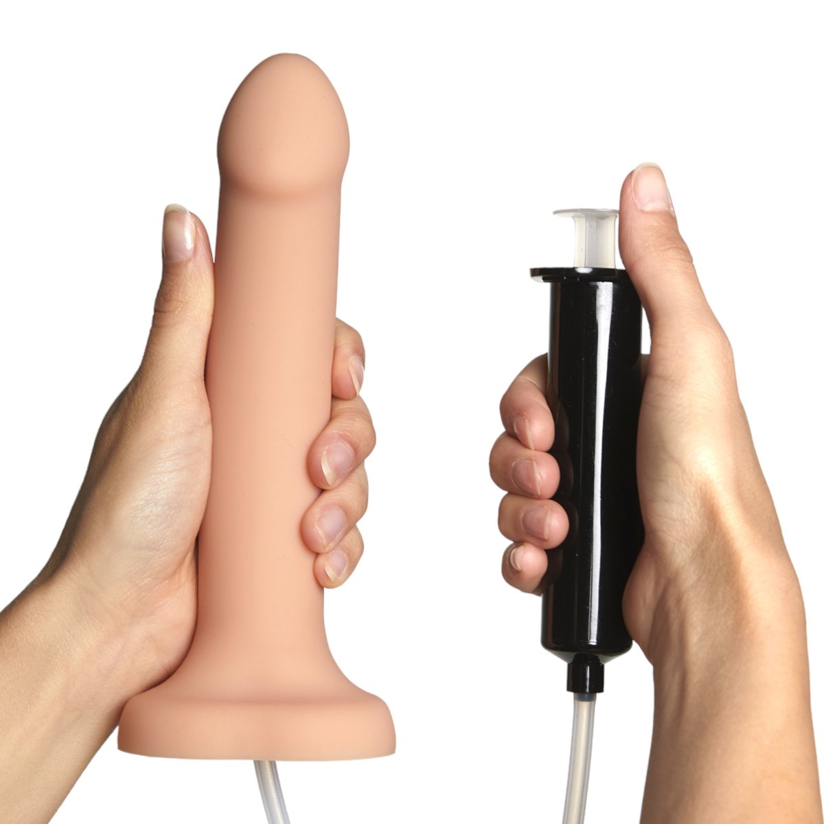 Strap-On-Me Squirting Cum Dildo Vanilla L 6.7 Inch