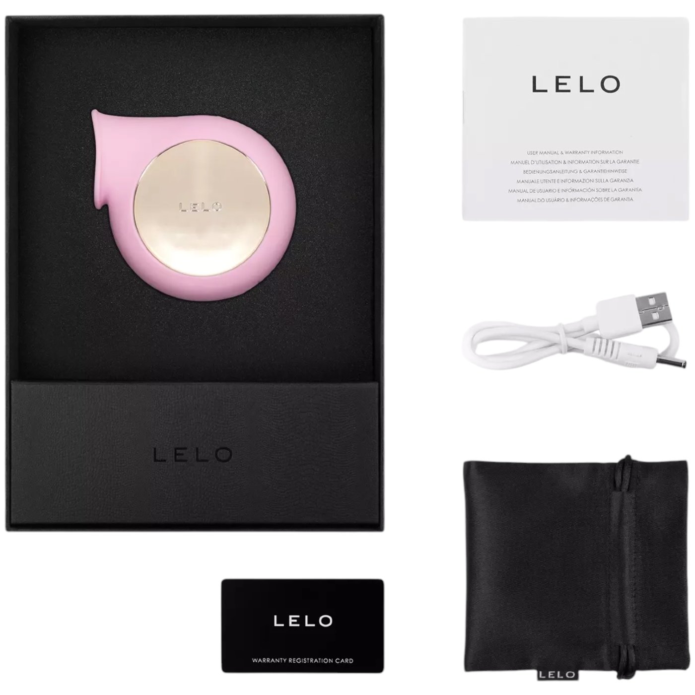 LELO Sila Cruise Sonic Wave Gentle Clitoral Vibrator Pink