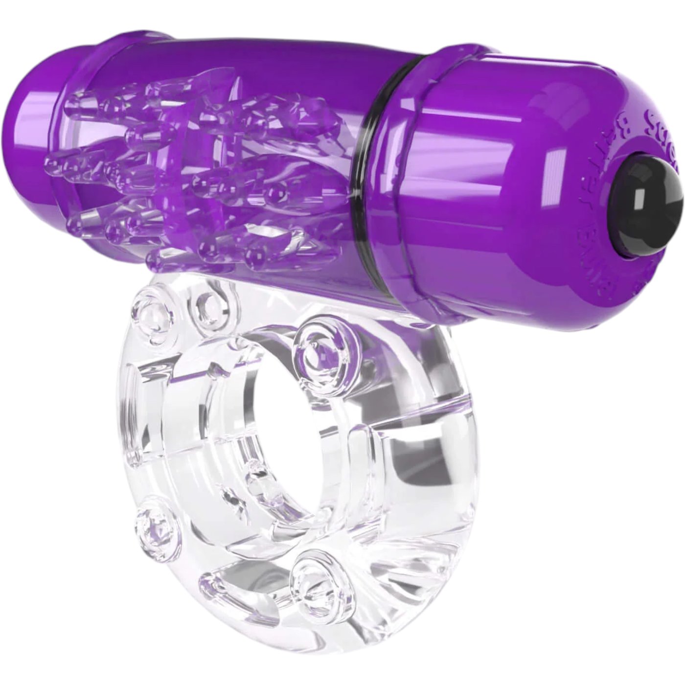 Screaming O 4B Deep Rumbling OWow Vibrating Cock Ring Grape