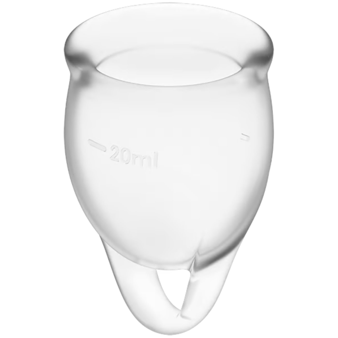 Satisfyer Feel Confident Menstruation Cup Set Clear (2 Piece)