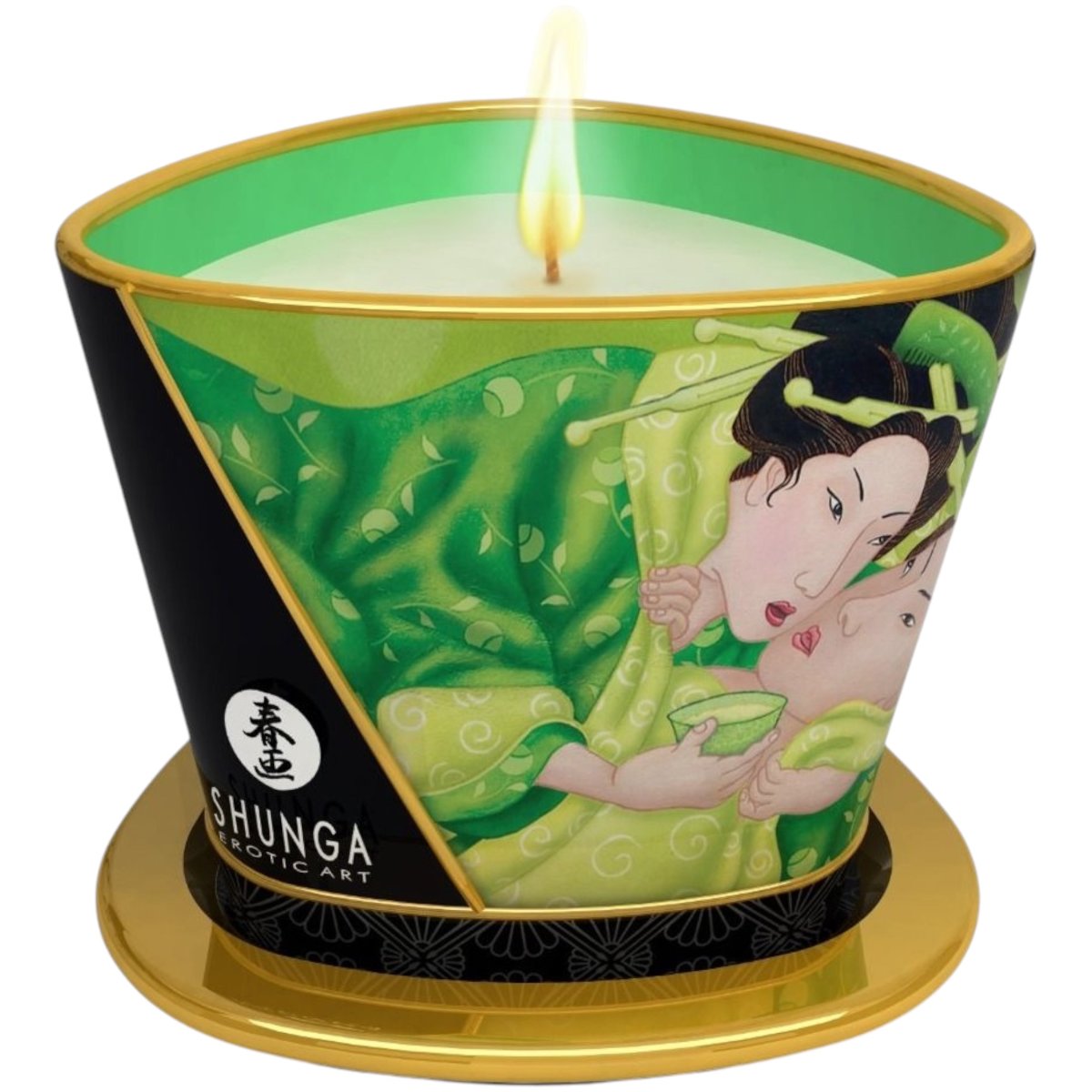 Shunga Massage Candle Exotic Green Tea 170ml