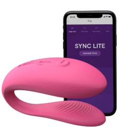 We-Vibe Sync Lite App Controlled Rechargeable Couples Vibrator (Aqua)