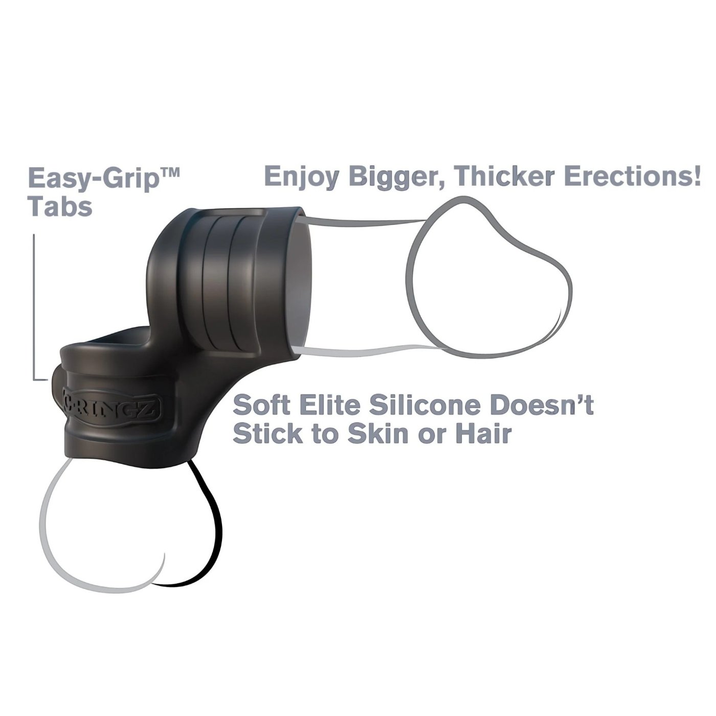 Fantasy C-Ringz Mr. Big Silicone Cock Ring and Ball Stretcher