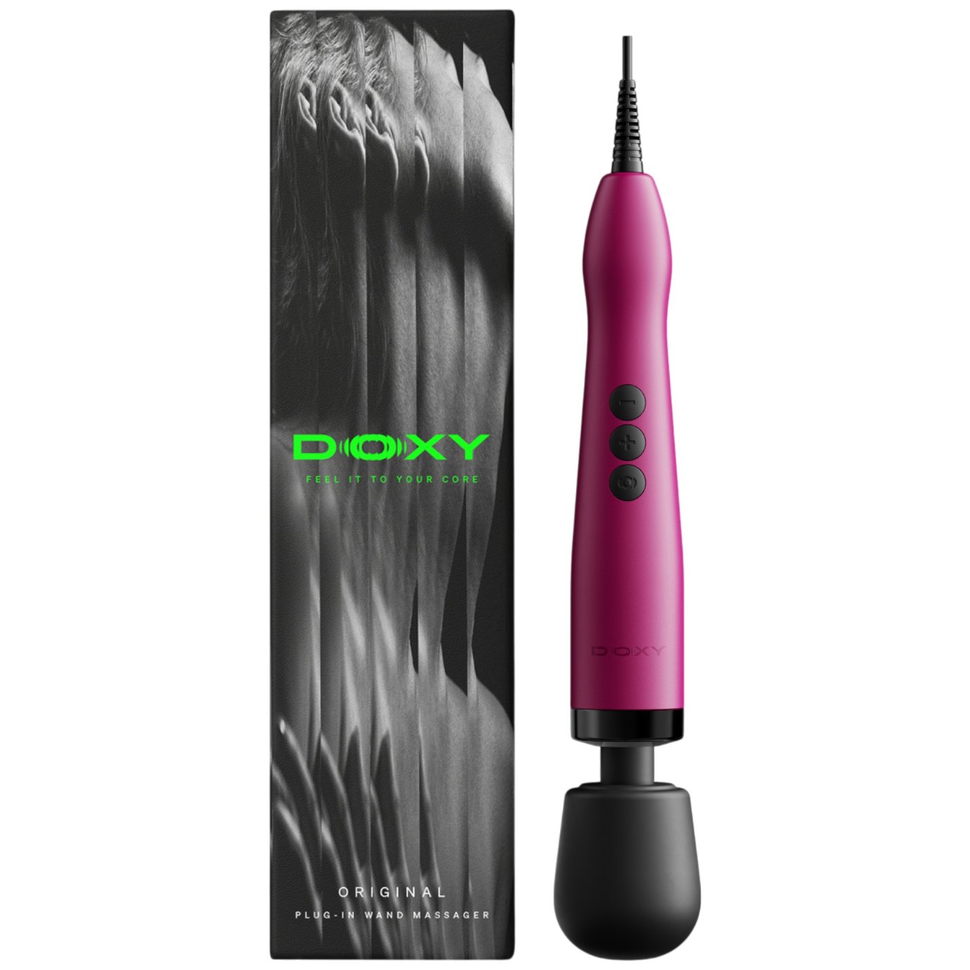 Doxy Original Plug-In Wand Vibrator Pink