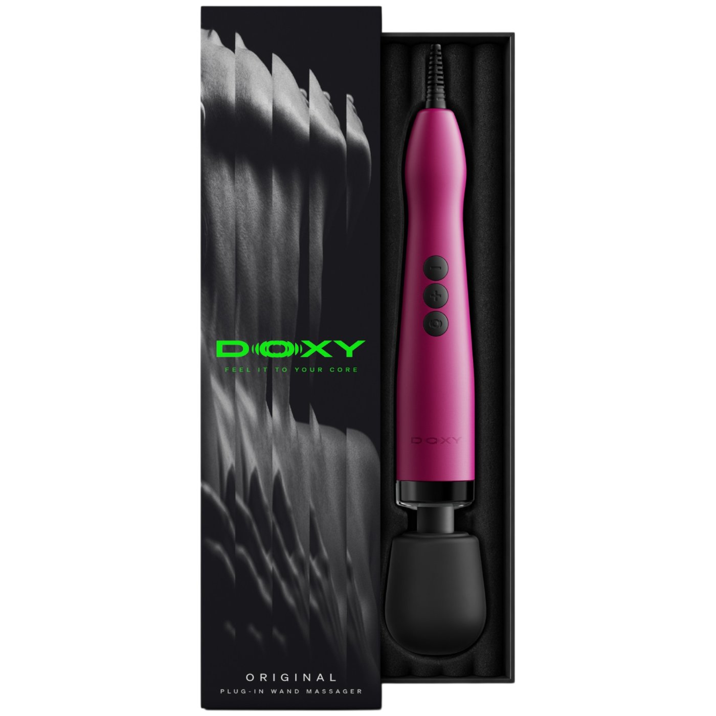 Doxy Original Plug-In Wand Vibrator Pink