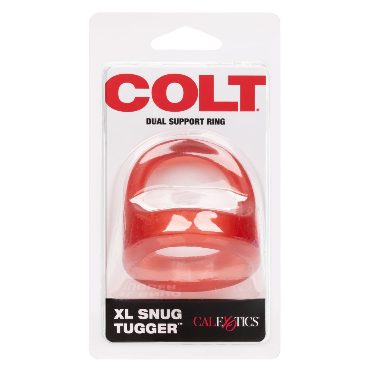 COLT XL Snug Tugger Double Cock Ring Red