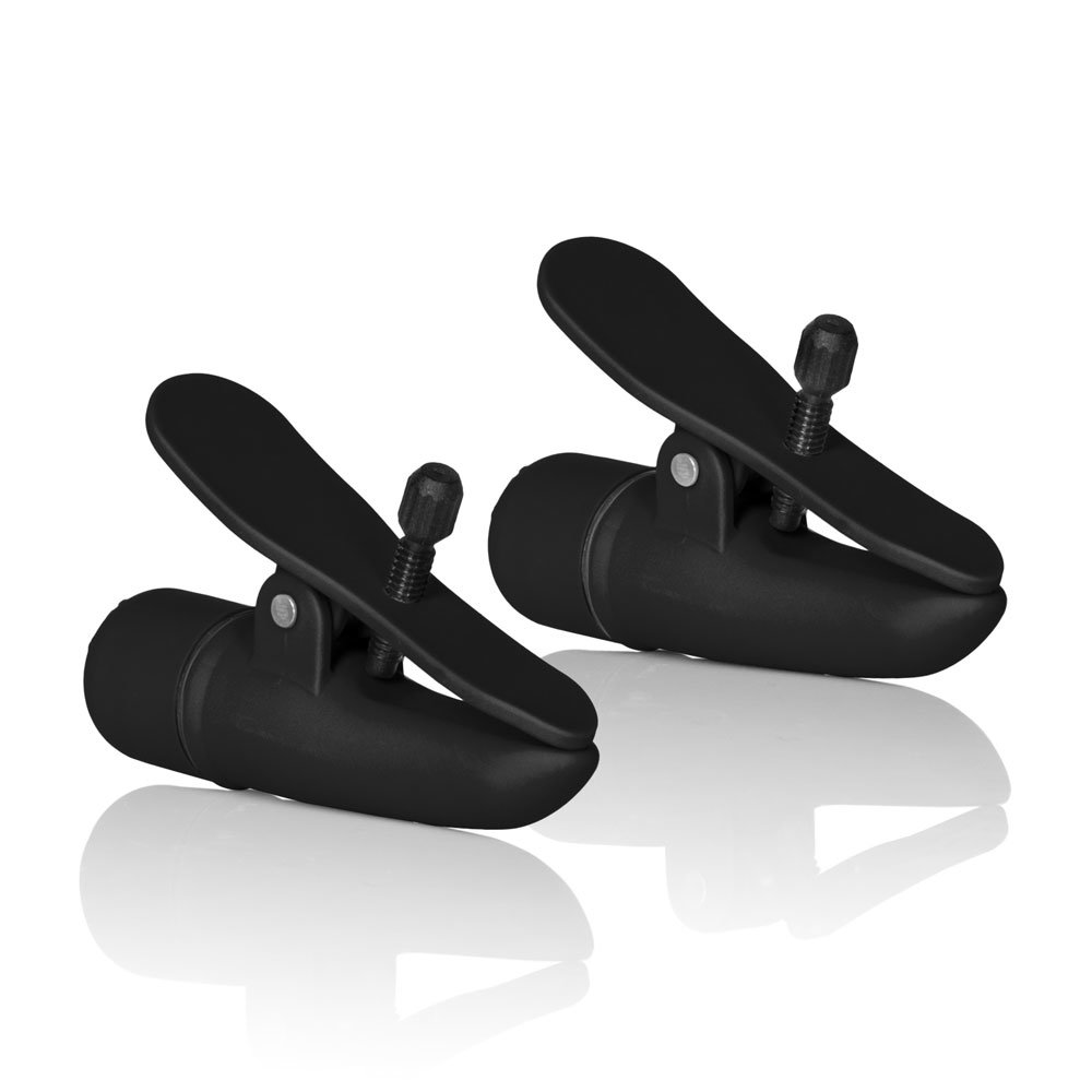 CalExotics Nipplettes Vibrating Black Nipple Clamps