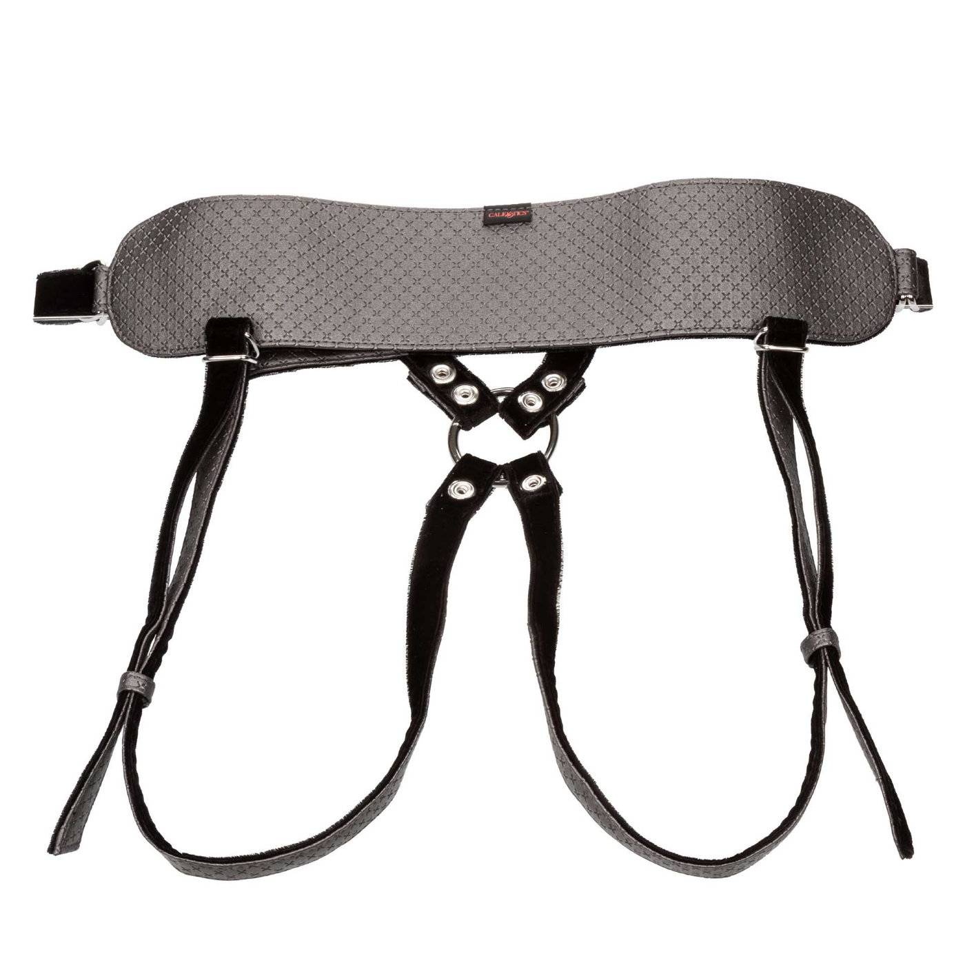 CalExotics The Royal Ultra-Soft Set Crotchless Strap On With G-Probe