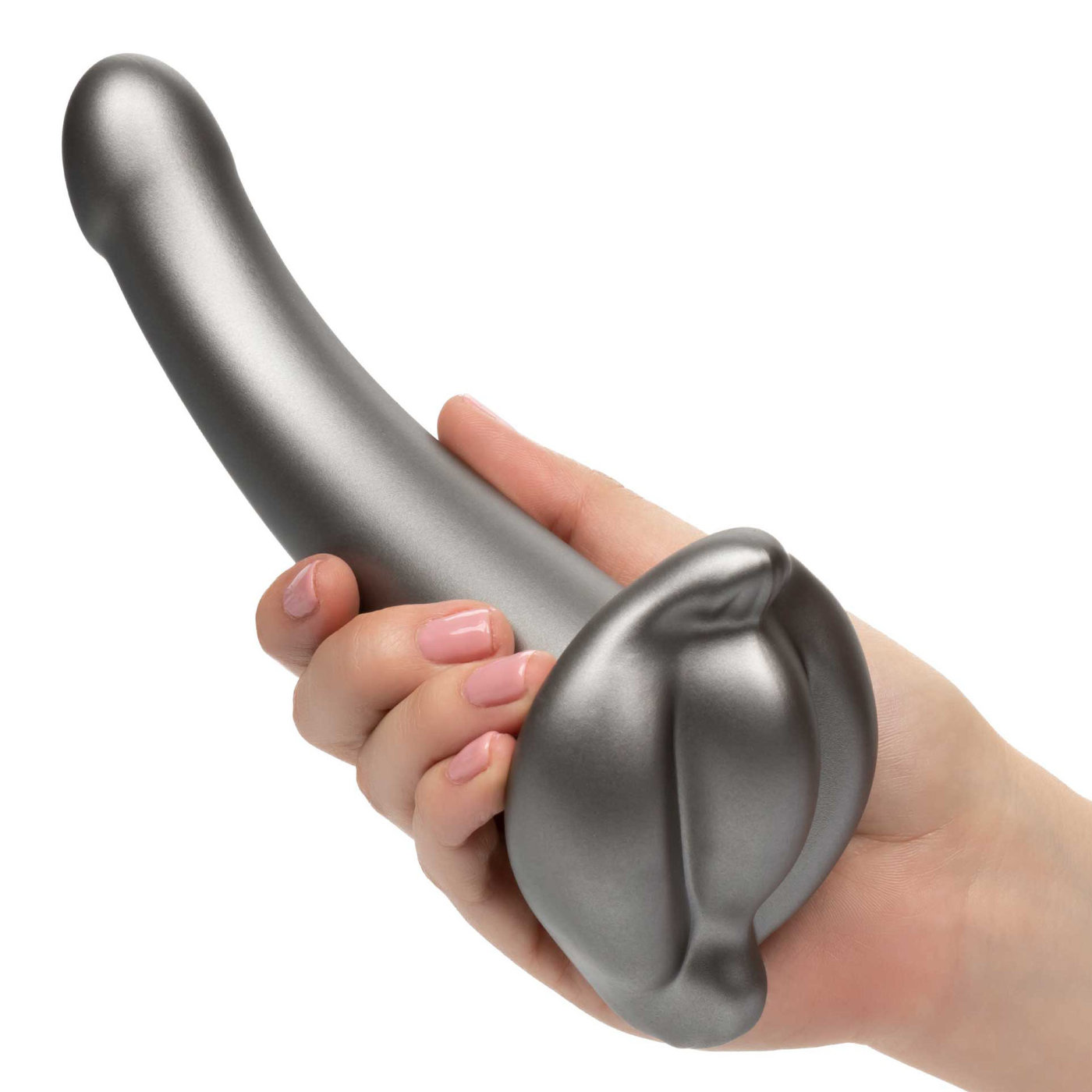 CalExotics The Royal Ultra-Soft Set Crotchless Strap On With G-Probe