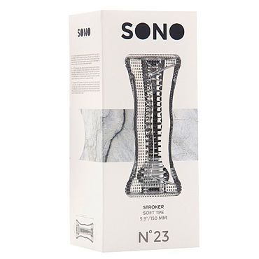 Shots Toys Sono Stroker №23, clear