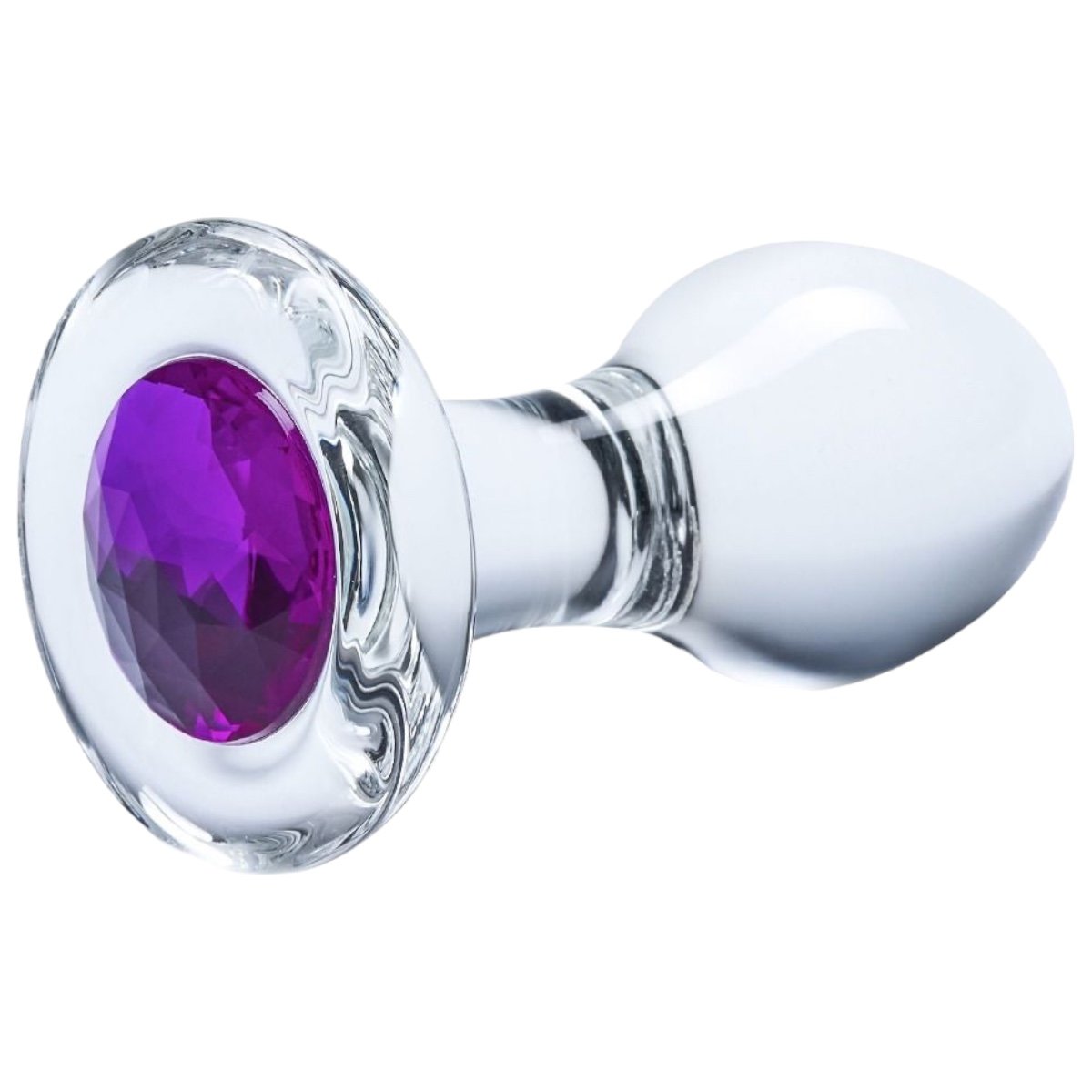 Glas Bling Bling Glass Butt Plug 3.5"