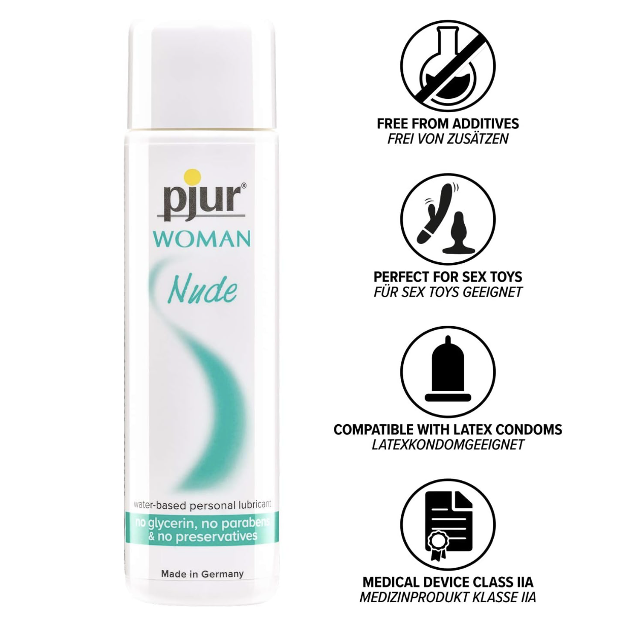 Pjur Woman Nude Water Based Personal Lubricant 30ml