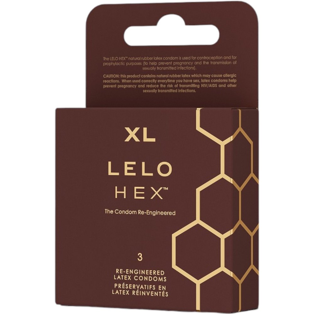 LELO Hex Respect XL Condoms 3 Pack