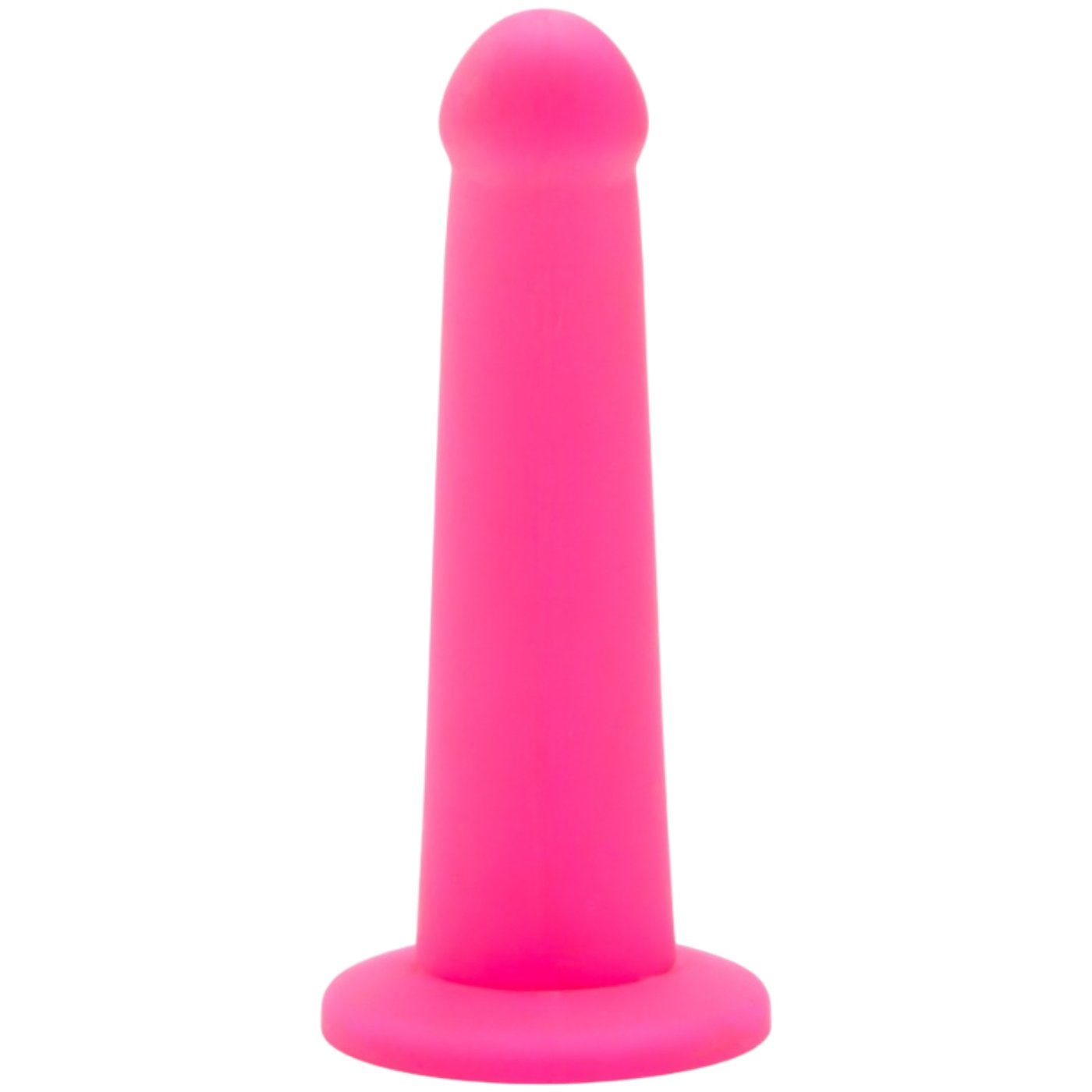 Me You Us Curved Silicone Suction Cup Dildo Pink 7 Inch