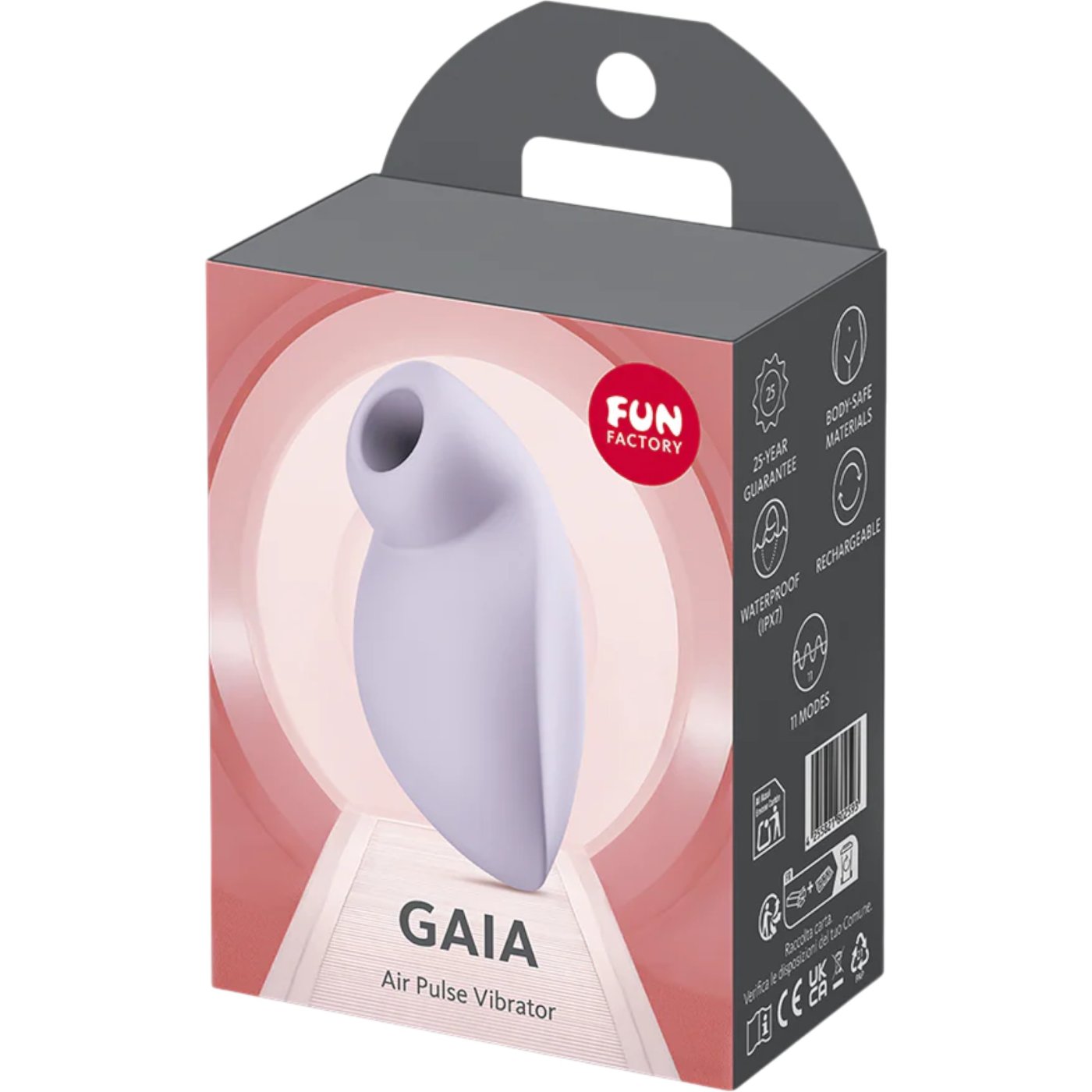 Fun Factory Gaia Air Pulse Rechargeable Clitoral Vibrator
