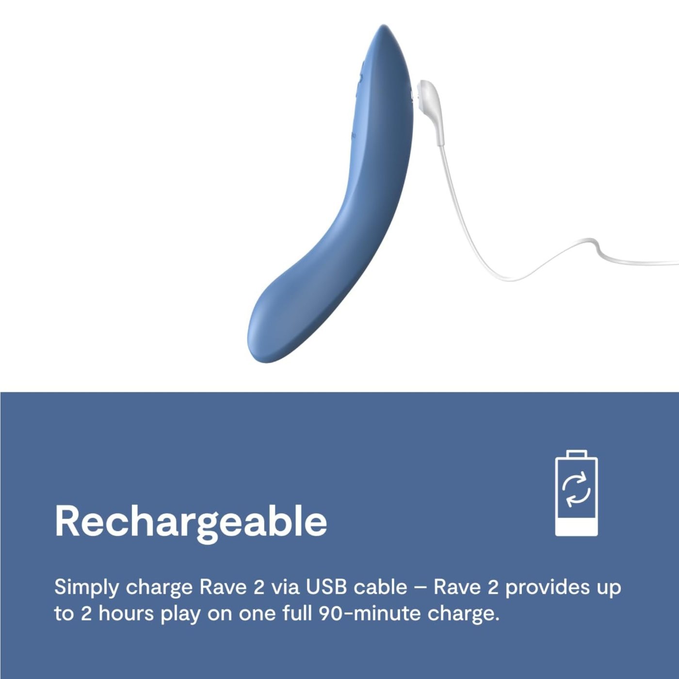 We-Vibe Rave 2 App Controlled G-Spot Vibrator for Couples