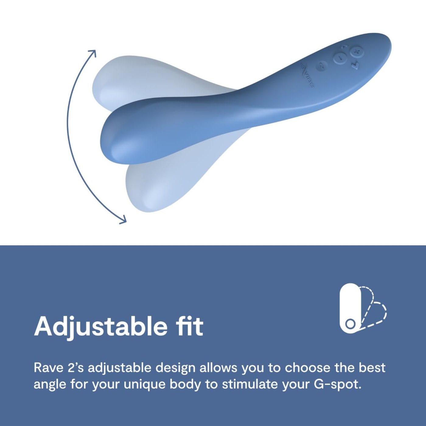 We-Vibe Rave 2 App Controlled G-Spot Vibrator for Couples