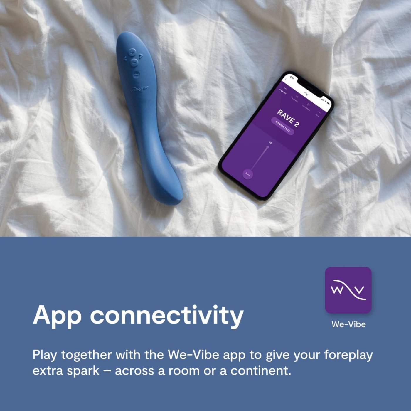 We-Vibe Rave 2 App Controlled G-Spot Vibrator for Couples