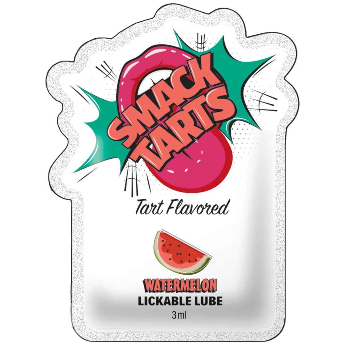 Little Genie Smack Tarts Lickable Flavoured Lube 3Ml, Sour Watermelon