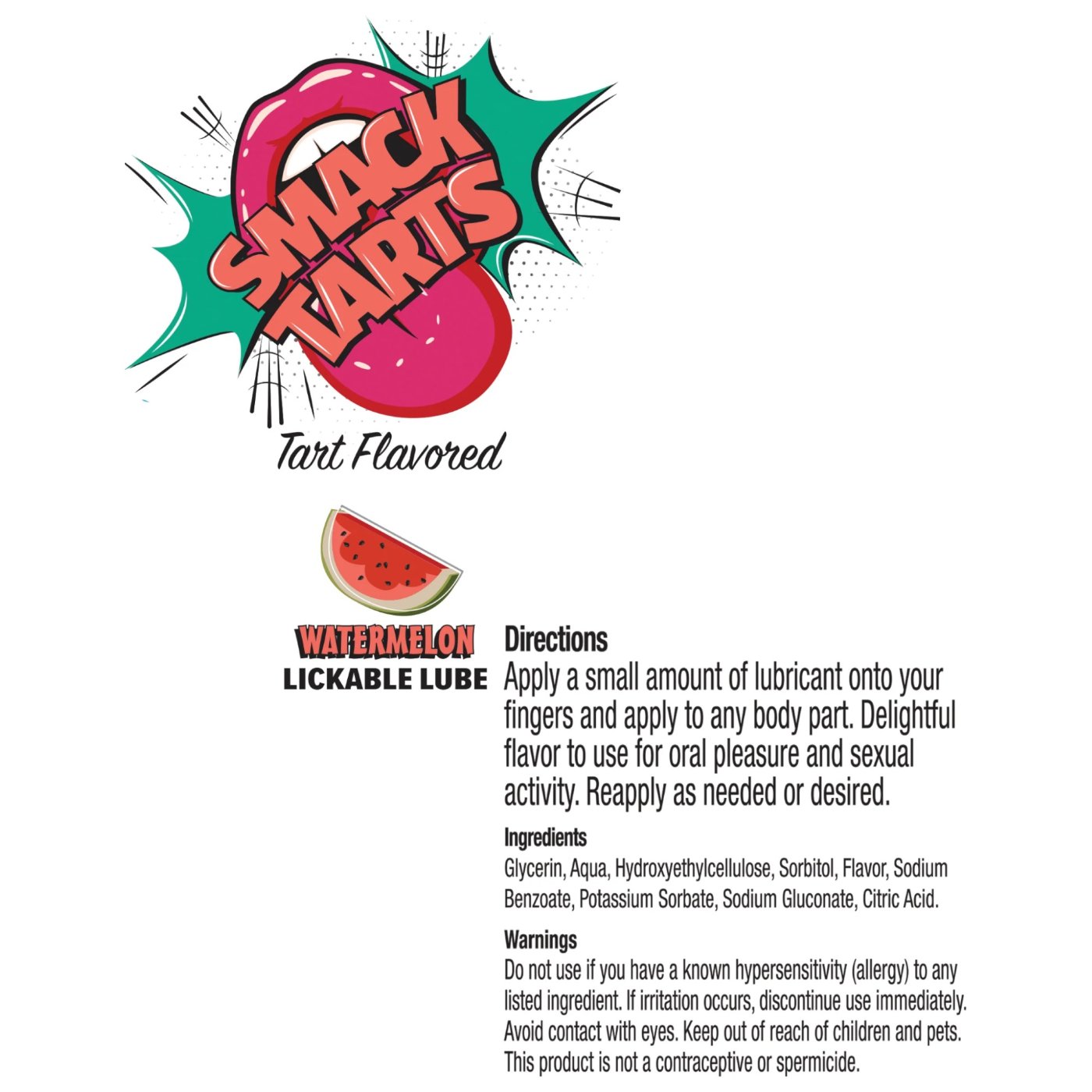 SMACK Tarts Lickable Flavoured Lube 3ml