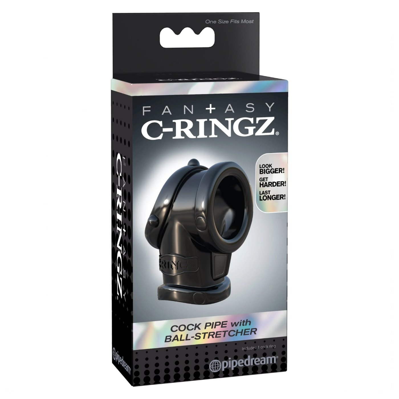 Fantasy C-Ringz Cock Pipe with Ball Stretcher