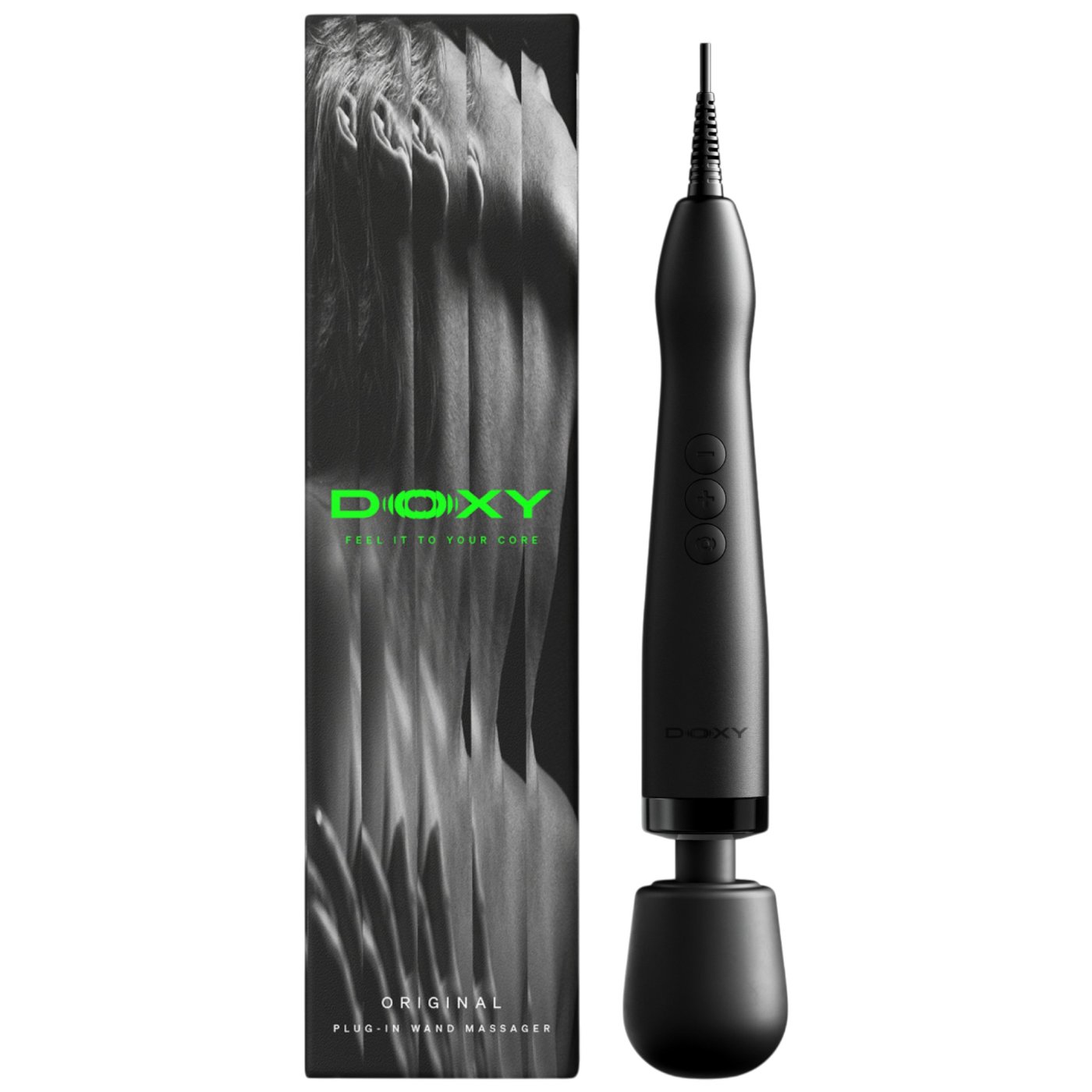 Doxy Original Plug-In Wand Vibrator Black