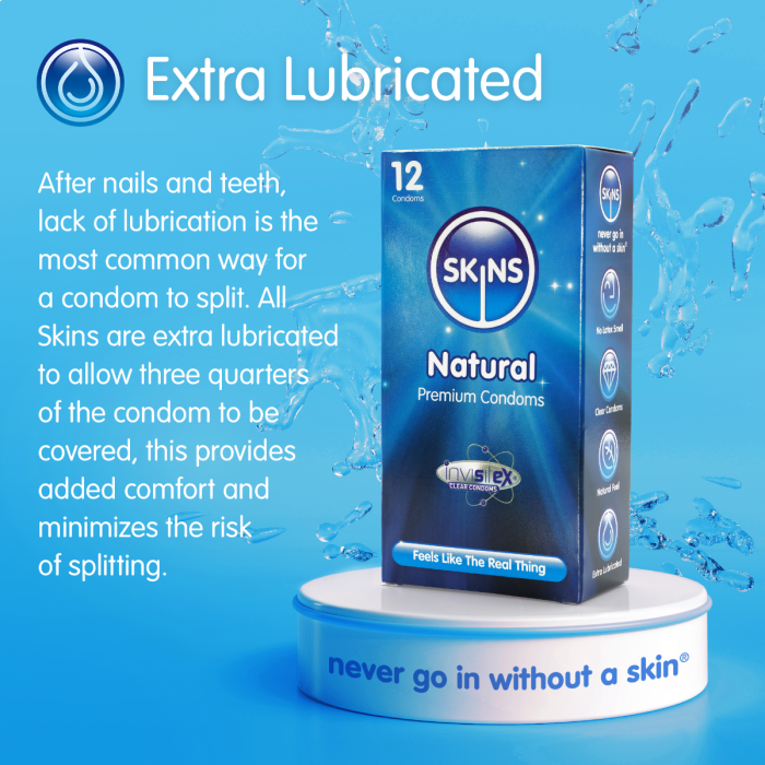 Skins Condoms Natural 4 Pack