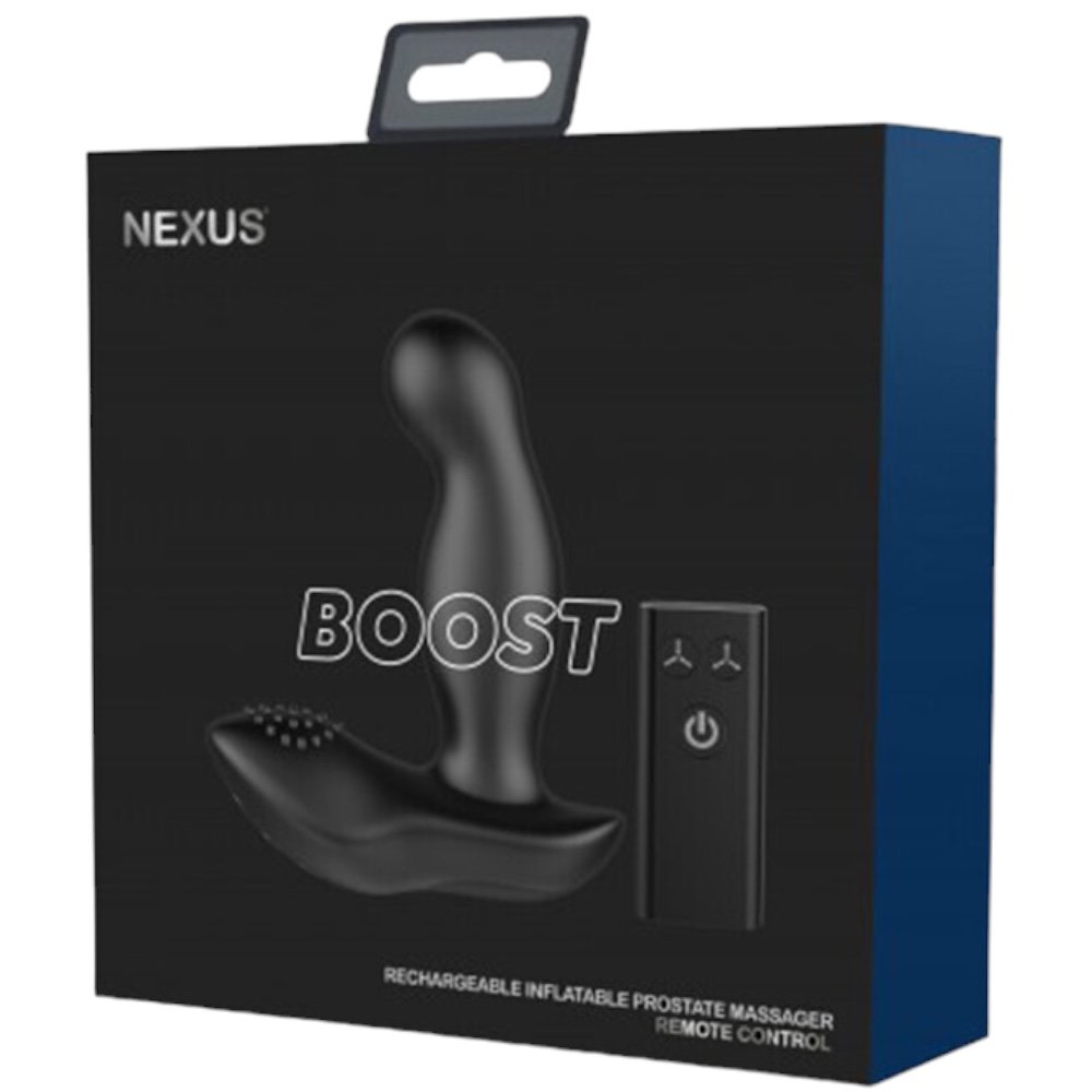 Nexus Boost Remote Control Prostate Massager With Inflatable Tip