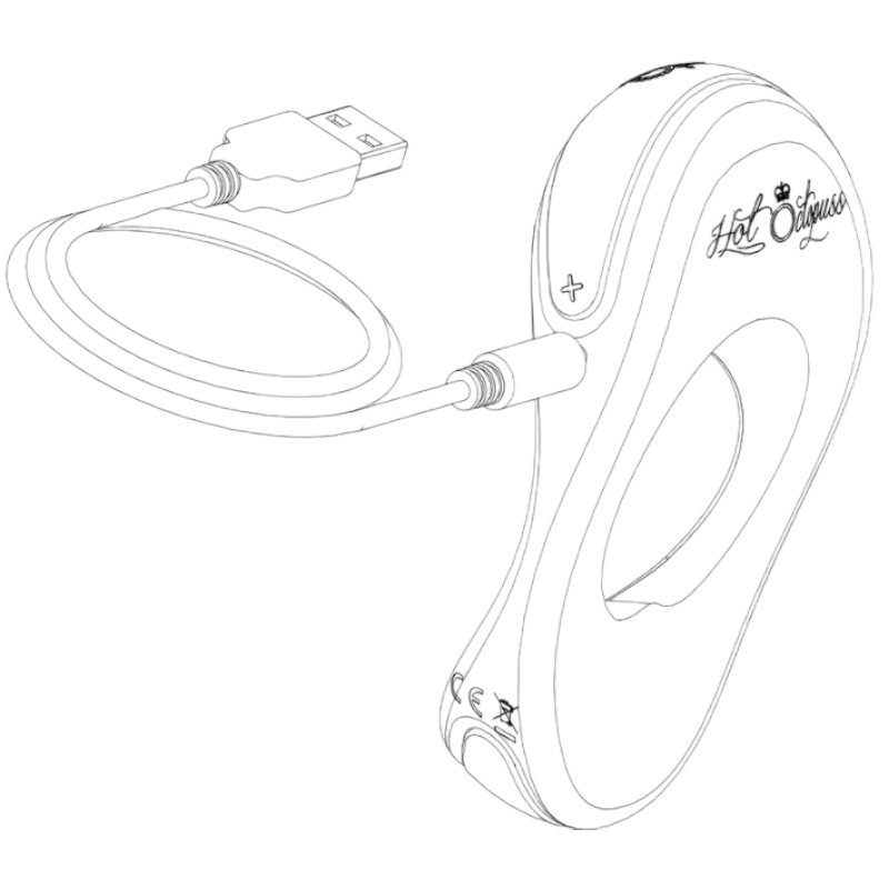 Hot Octopuss Atom Plus Powerful Vibrating Dual Stimulation Cock Ring