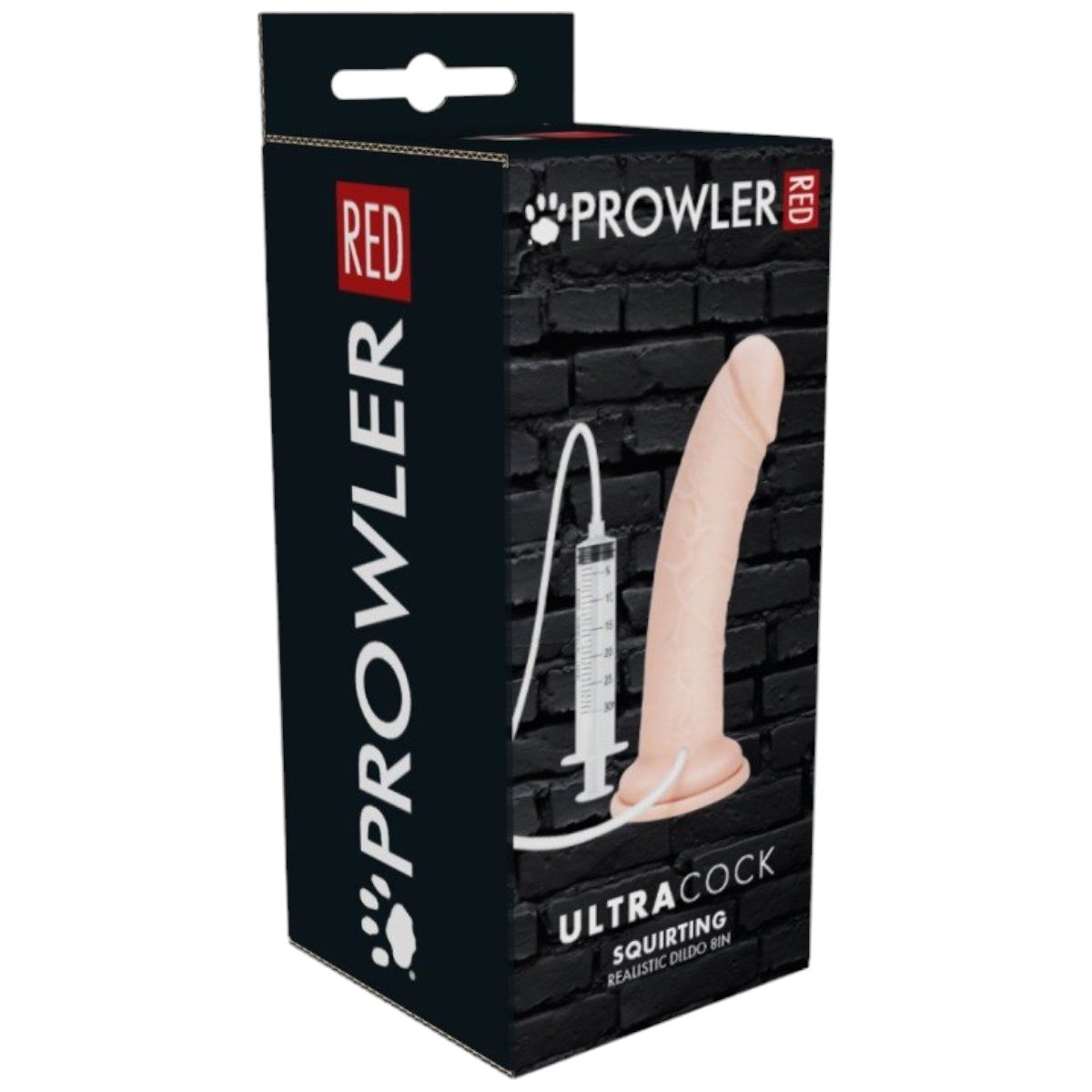 Prowler RED Ultra Cock Realistic Squirting Dildo 8 Inch