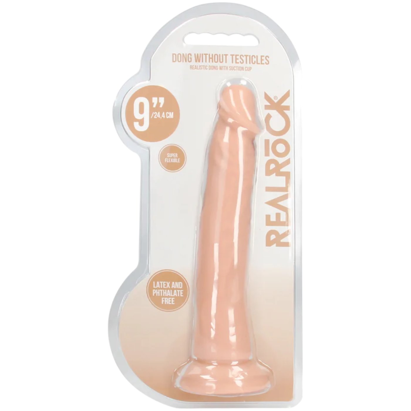 RealRock Realistic Dildo with Suction Cup 9 Inch