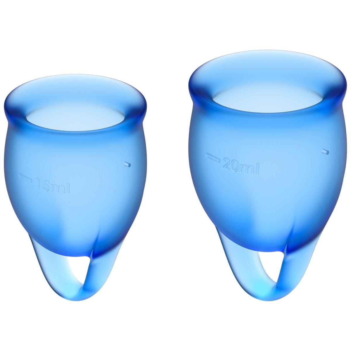 Satisfyer Feel Confident Menstruation Cup Set Blue (2 Piece)