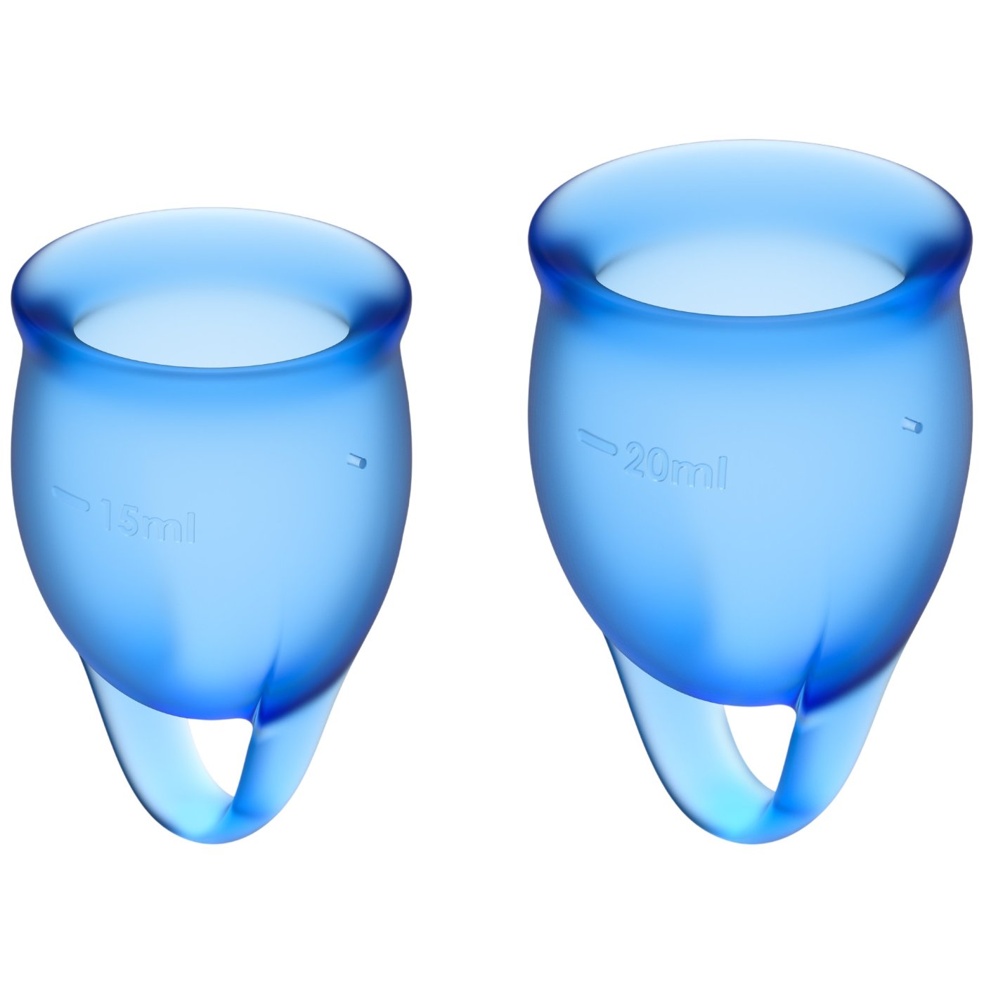 Satisfyer Feel Confident Menstruation Cup Set Blue (2 Piece)