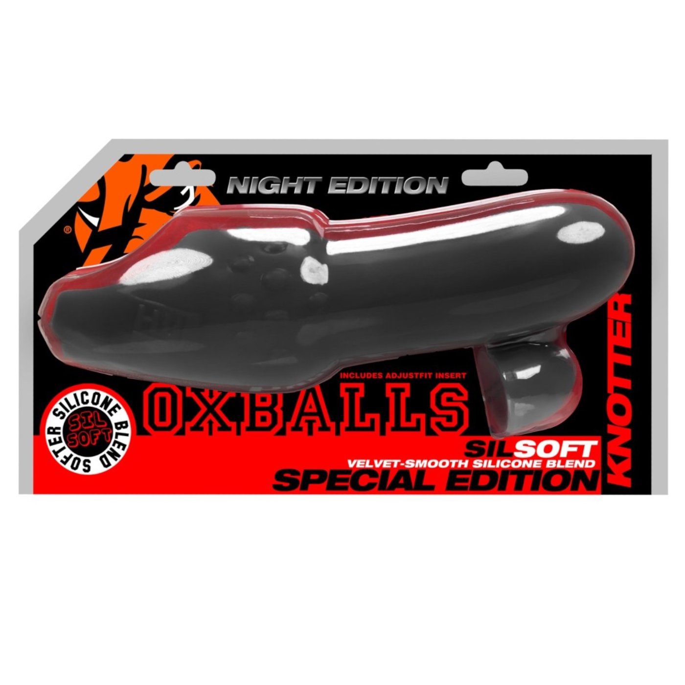 Oxballs KNOTTER Stretchy Silicone Cock Sheath Night Edition
