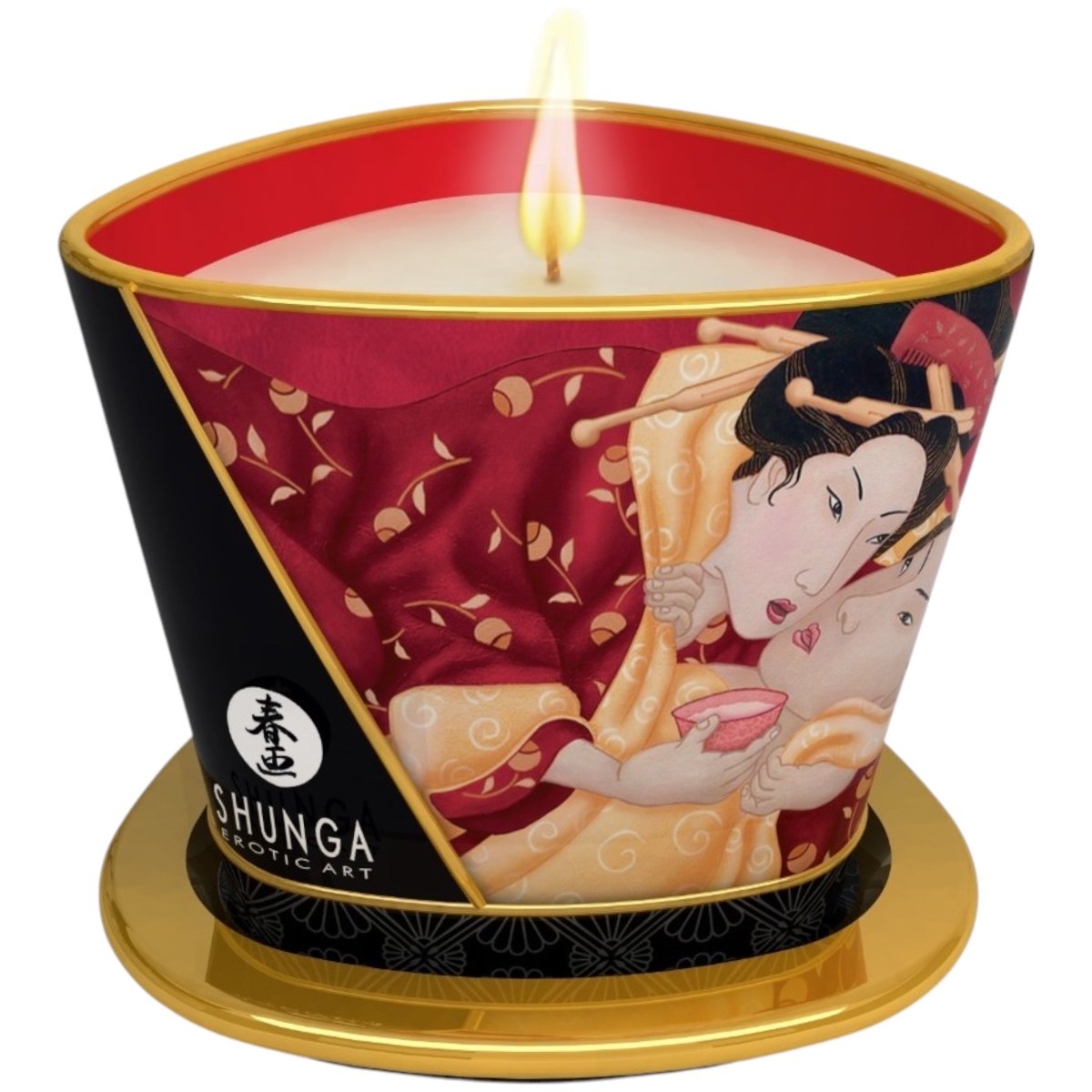 Shunga Massage Candle Sparkling Strawberry Wine 170ml