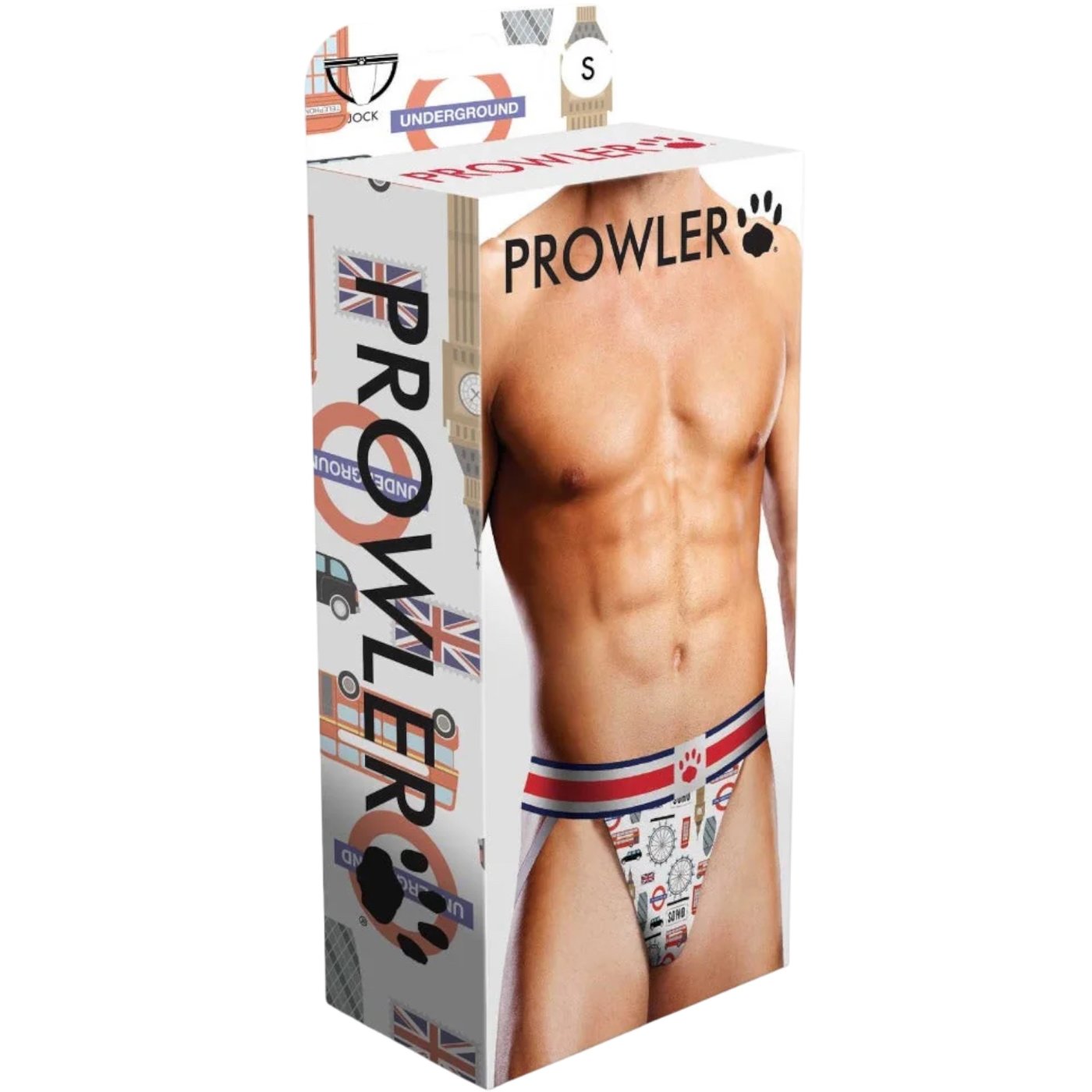 Prowler Soho London Scene Jockstrap White Red