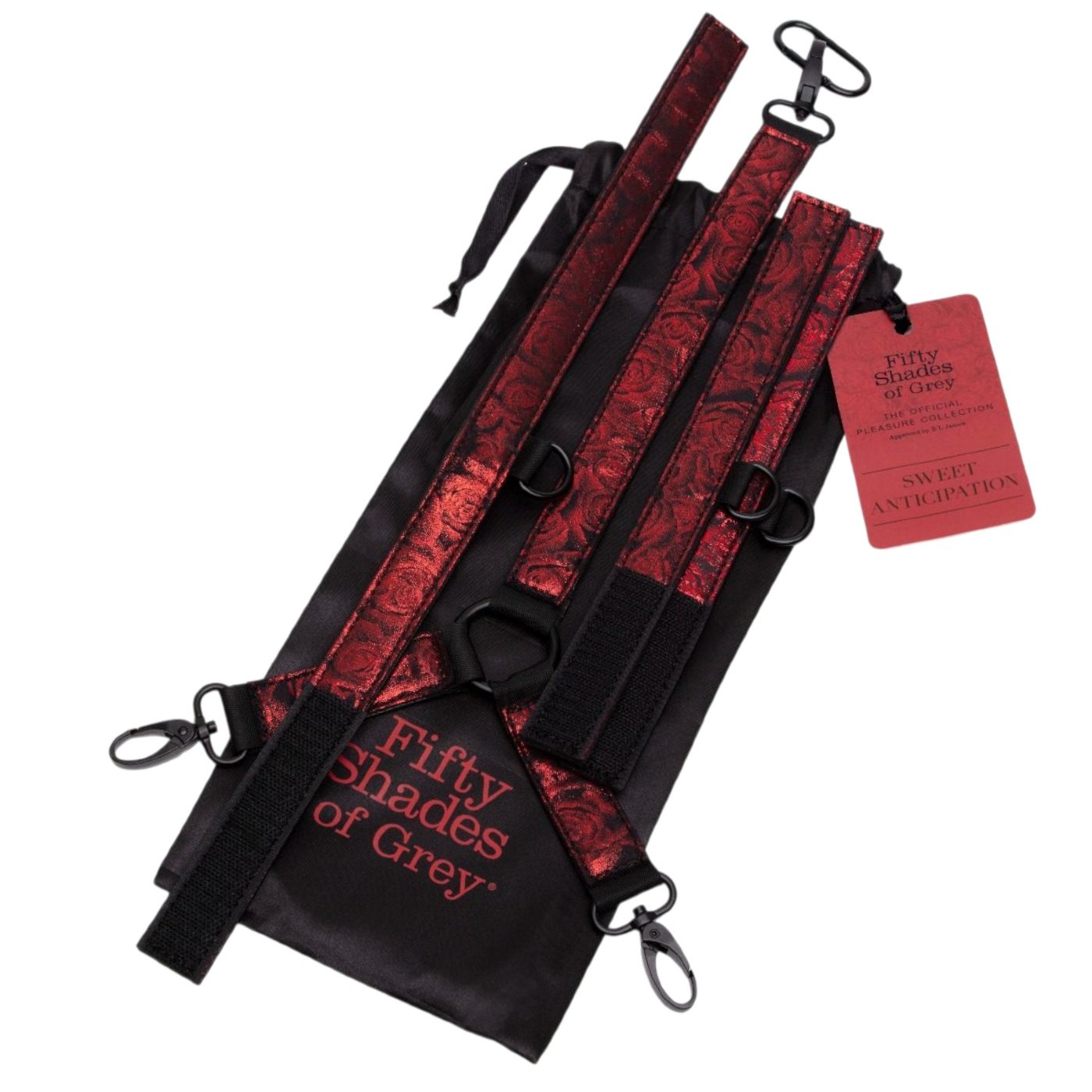 Fifty Shades of Grey Sweet Anticipation Collar & Wrist Cuffs Restraint Set