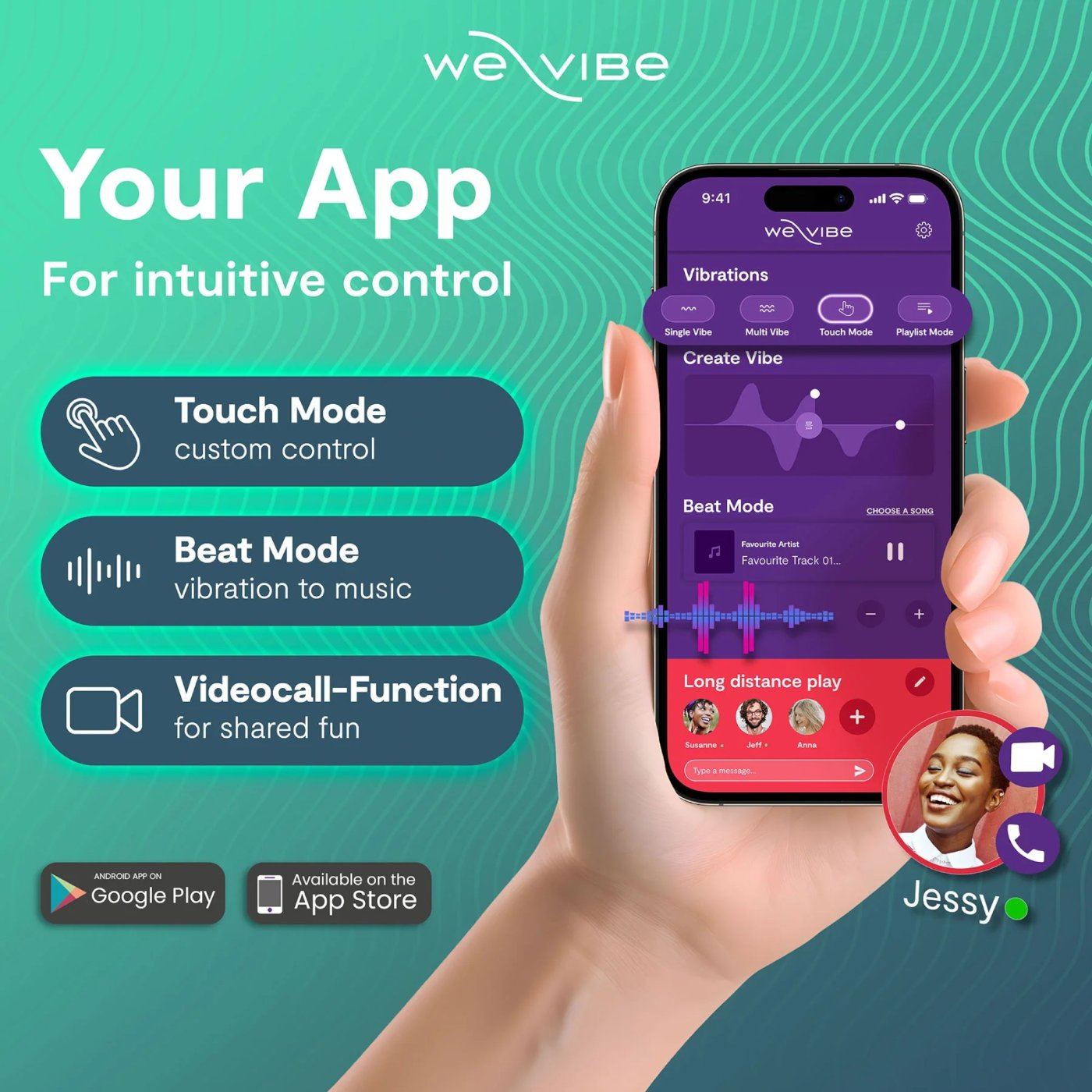 We-Vibe Pivot 2 App Controlled Vibrating Cock Ring for Couples