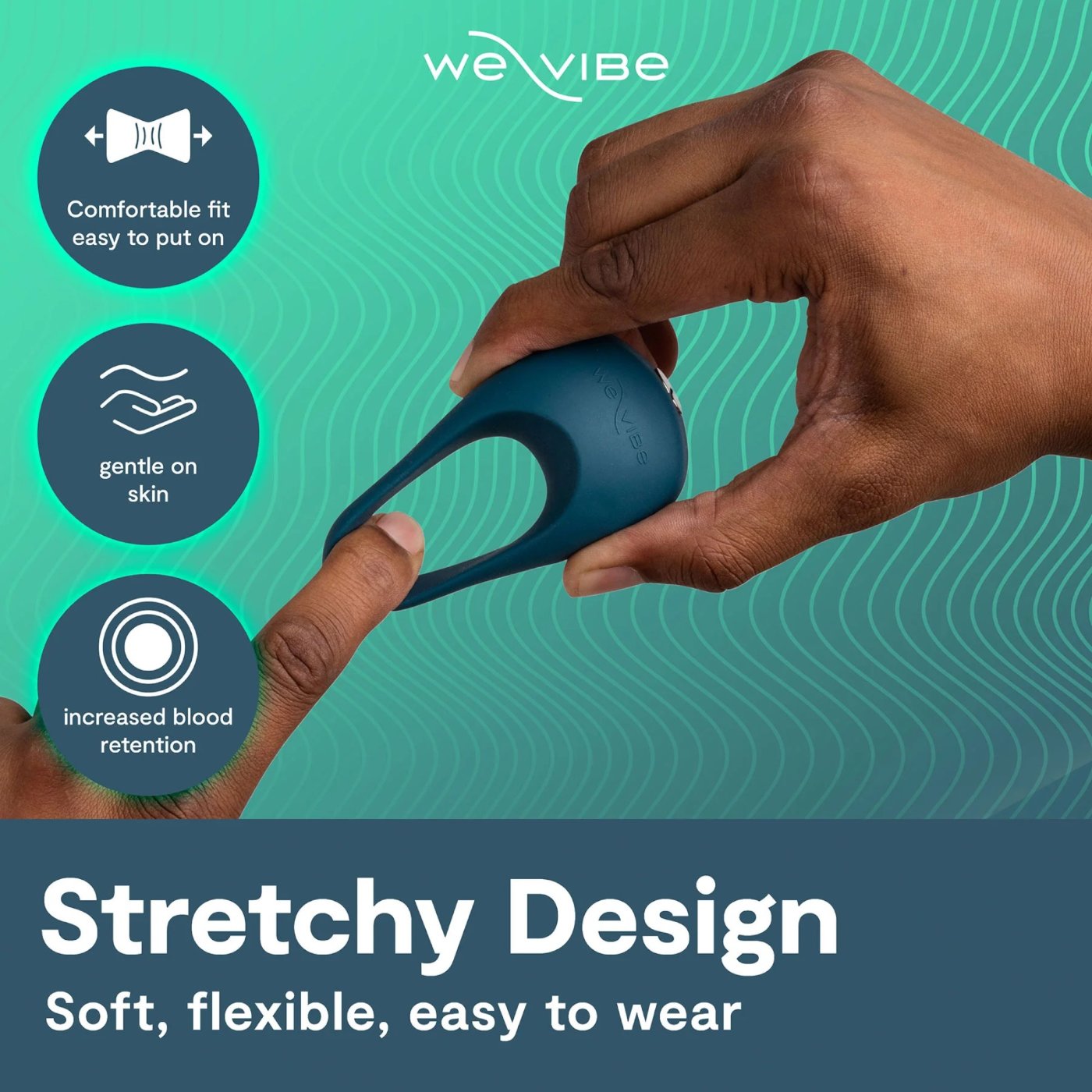 We-Vibe Pivot 2 App Controlled Vibrating Cock Ring for Couples